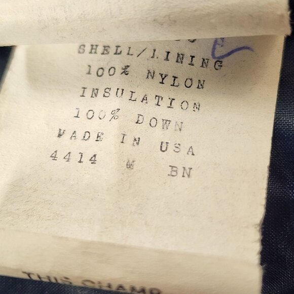 CB Sports 1984 Red Down Puffer Jacket Boy's Size Large - Picture 5 of 13